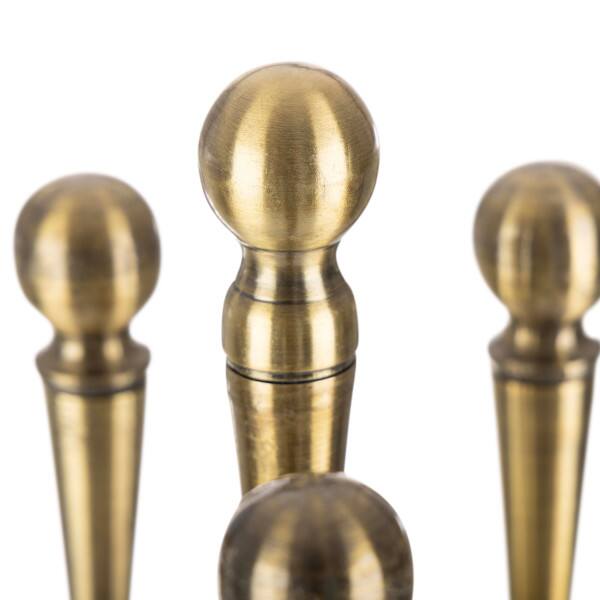 Alt View 2. Lavish Home - 5PC Indoor/Outdoor Fireplace Tool Set with Stand.