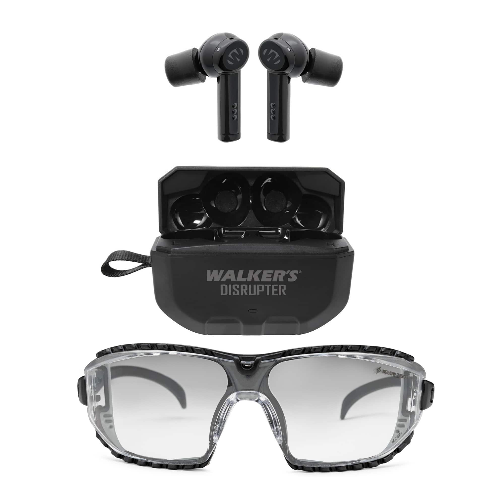 Walkers - Walker's Disruptor Noise Canceling Bluetooth Earbuds with Glasses