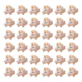 Unique Bargains - 36pcs Keyboard Switches (3-Pin 45gf) Dustproof Pre-Lubed Tactile Linear Switch Replacement for MX Mechanical Keyboard - Medium Brown