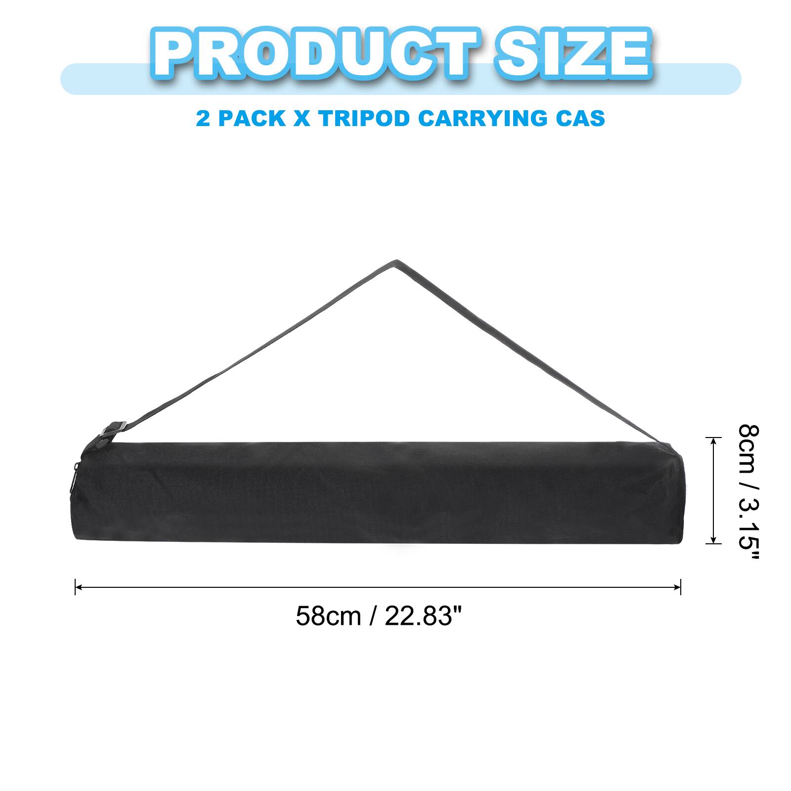 PRODUCT SIZE  
2 PACK X TRIPOD CARRYING CASE  
8cm / 3.15"  
58cm / 22.83"
