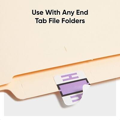 Use With Any End Tab File Folders