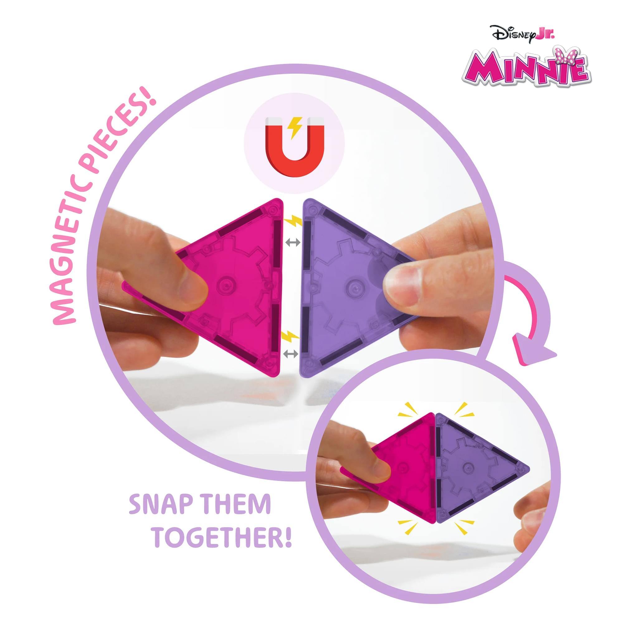 MAGNETIC PIECES! SNAP THEM TOGETHER!