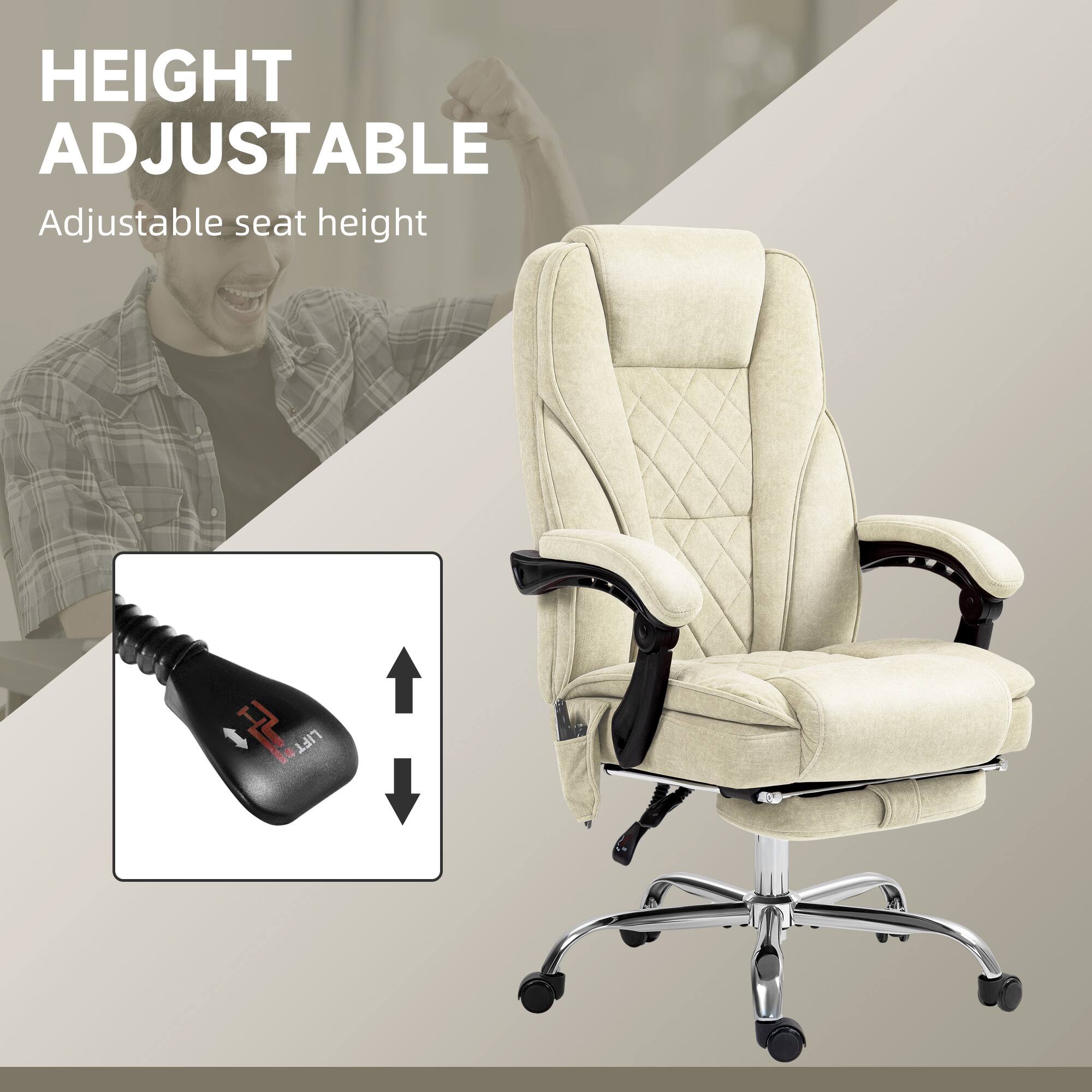 HEIGHT ADJUSTABLE, Adjustable seat height, 4 de LIFT
