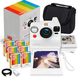 Polaroid - Now+ Generation 3 i-Type Instant Camera Value Bundle - White