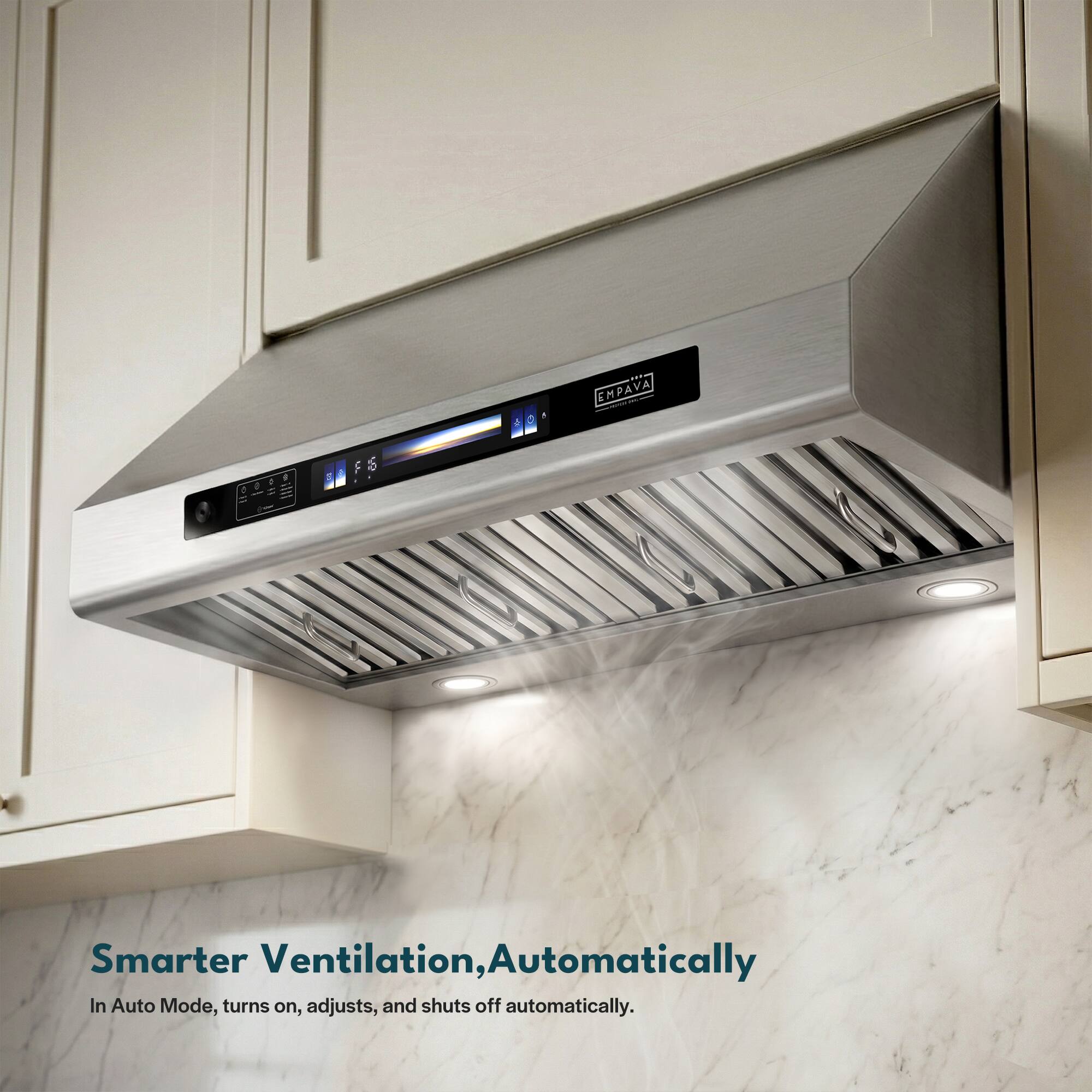 EMPAVA

6
Smarter Ventilation, Automatically
In Auto Mode, turns on, adjusts, and shuts off automatically.