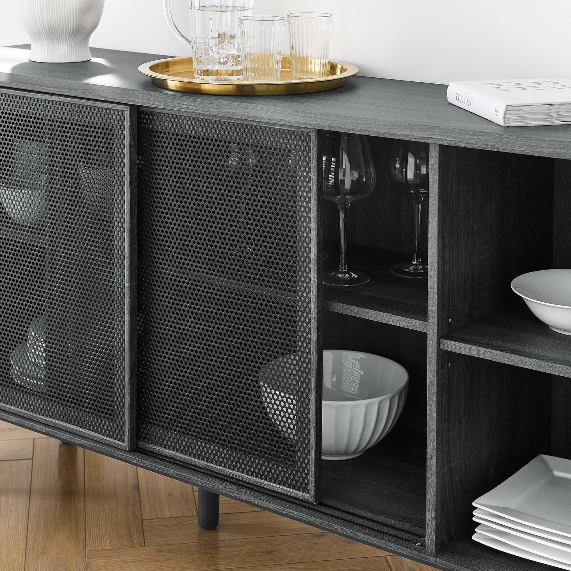Alt View 1. Modway - Kurtis 59" Sideboard by Modway - Charcoal.