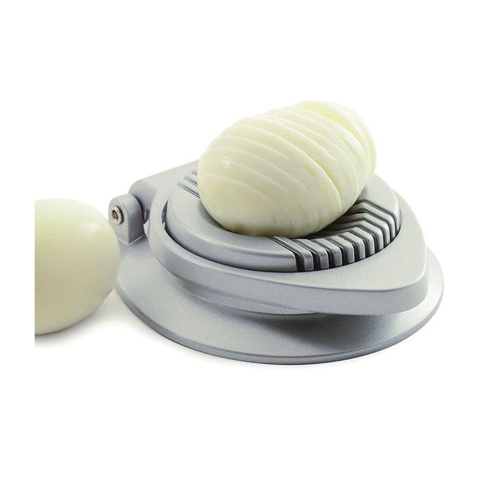 Alt View 2. Norpro - Heavy Duty Egg and Mushroom Slicer, Silver - Silver.