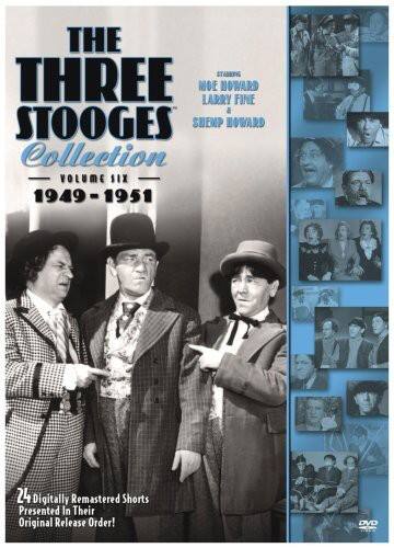 Front. The Three Stooges Collection: Volume 6: 1949-1951   - DVD.