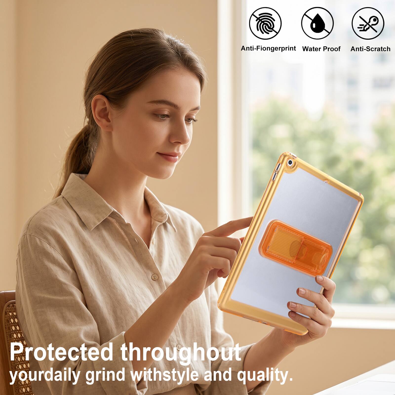 Anti-Fingerprint Water Proof Anti-Scratch Protected throughout your daily grind with style and quality.