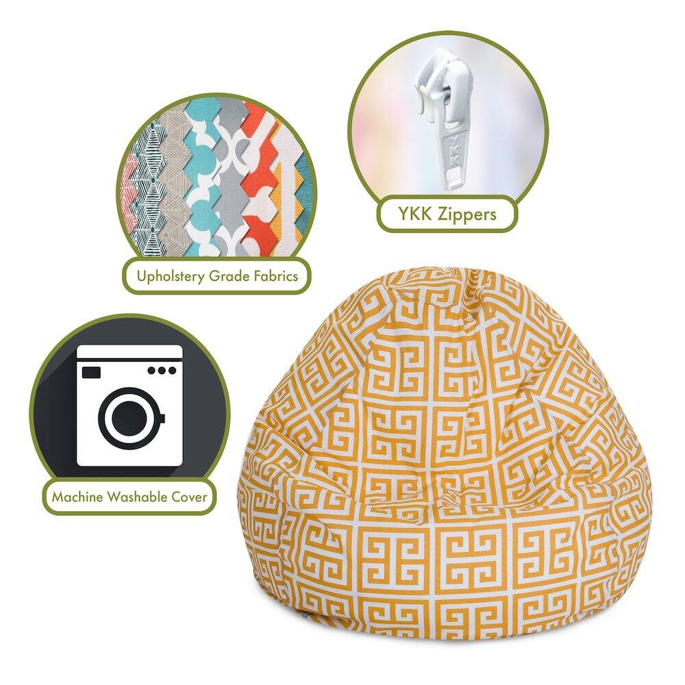 - Upholstery Grade Fabrics
- YKK Zippers
- Machine Washable Cover