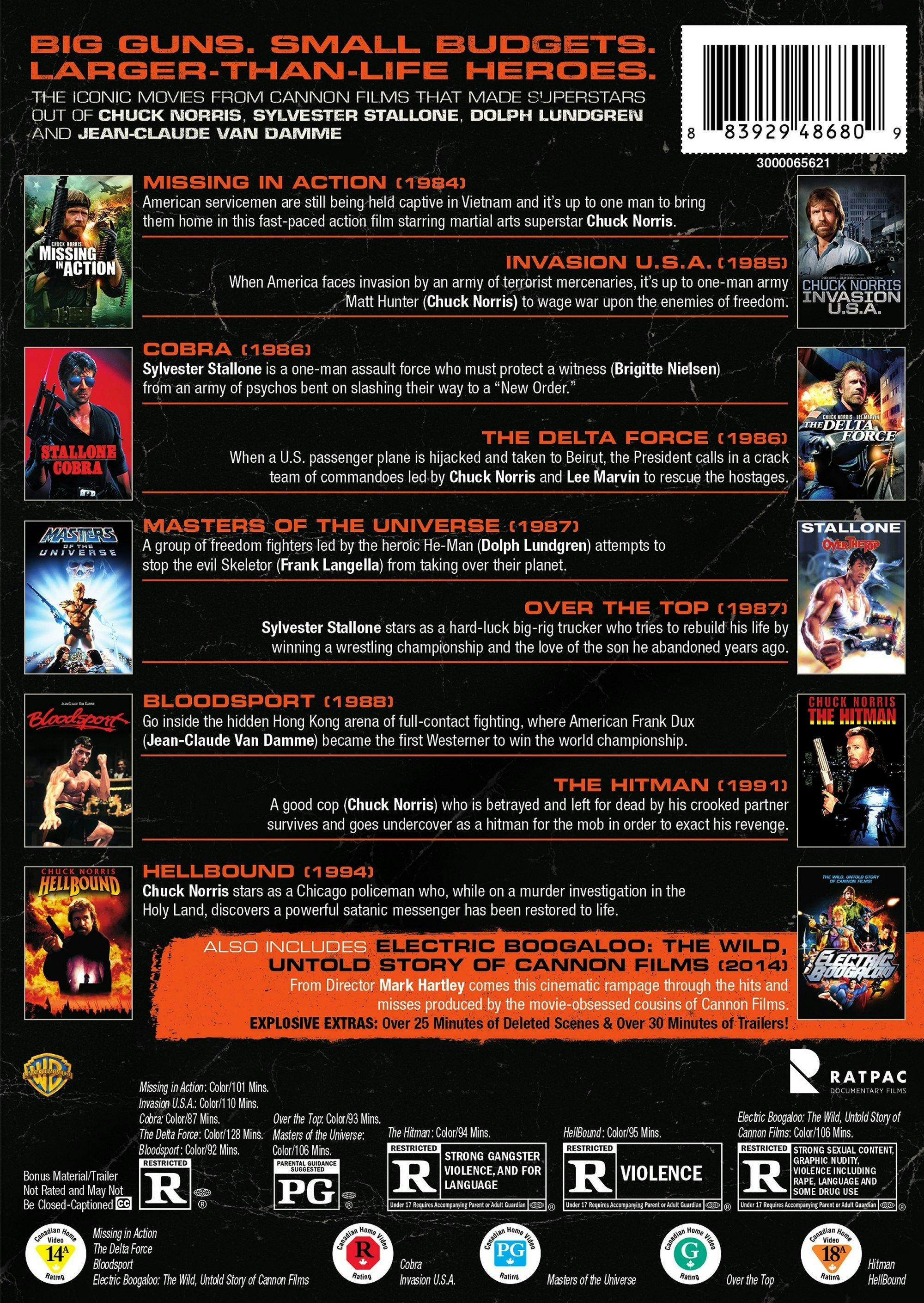 Angle. Cannon Films 10-film Collection (Box Set) [DVD].