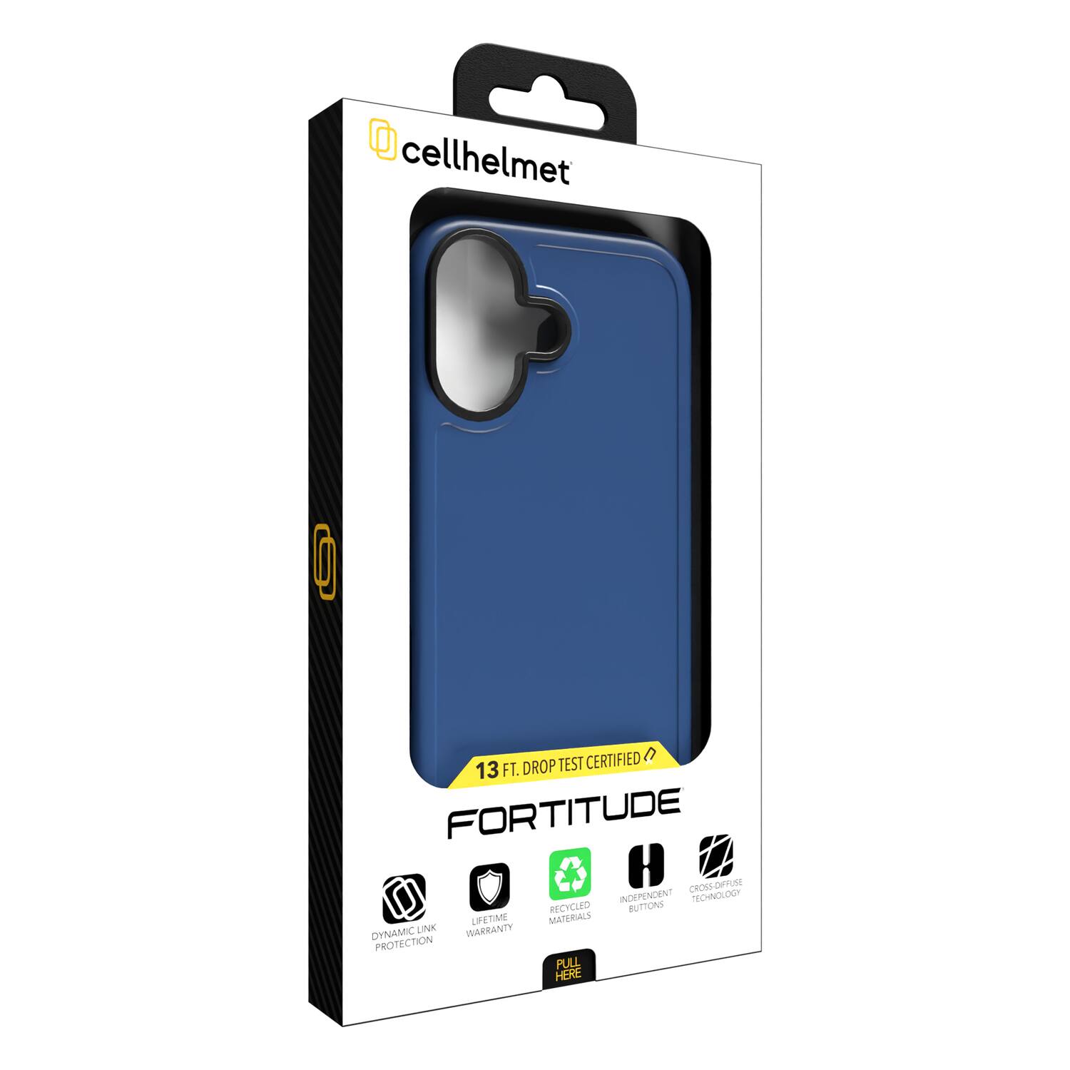 cellhelmet  
DROP TEST CERTIFIED 13 FT.  
FORTITUDE  
INDEPENDENT TECHNOLOGY  
RECYCLED BUTTONS  
LFETIMN MATERIALS  
DYNAMIC LINK  
WARRANTY PROTECTION  
PULL HERE