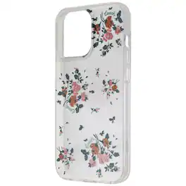 Coach - Protective Hardshell Case for iPhone 13 Pro - Rose Bouquet/Clear - Multicolor