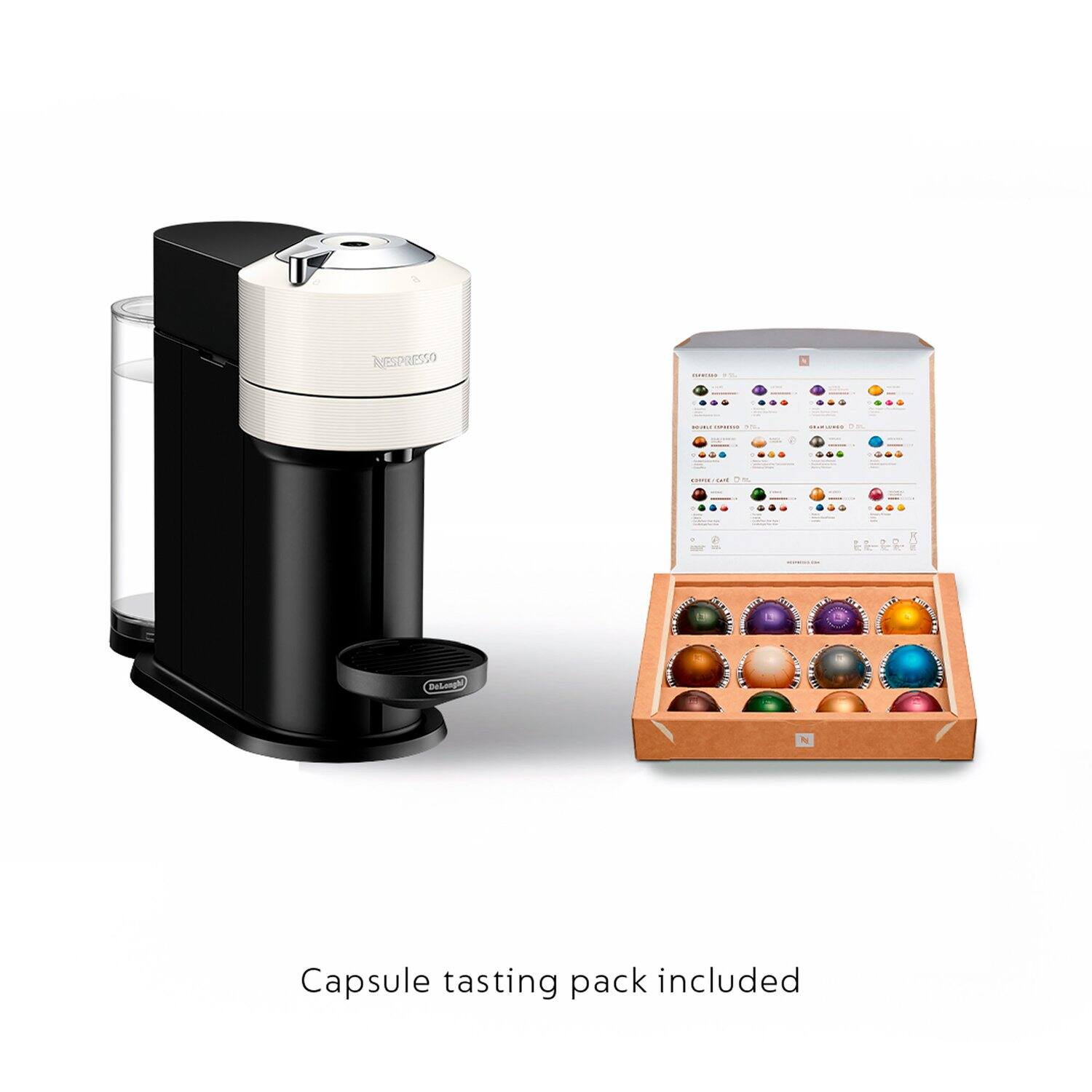 NESPRESSO 1 C - - ..  
Delanghe Capsule tasting pack included