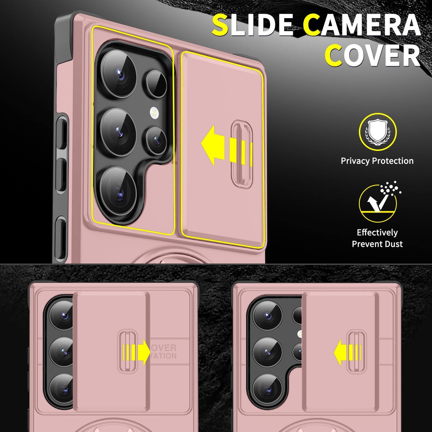 SLIDE CAMERA COVER

Privacy Protection
Effectively Prevent Dust