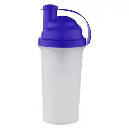 Amber Sporting Goods - Shaker Bottle with Cyclone Cap, BPA-Free Leak-Proof Protein Mixer for Gym & Sports - Blue