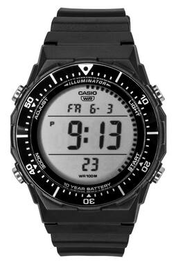 Casio - Multifunctional Digital Resin Strap Quartz AE-1700H-1AV 100M Men's Watch - Black