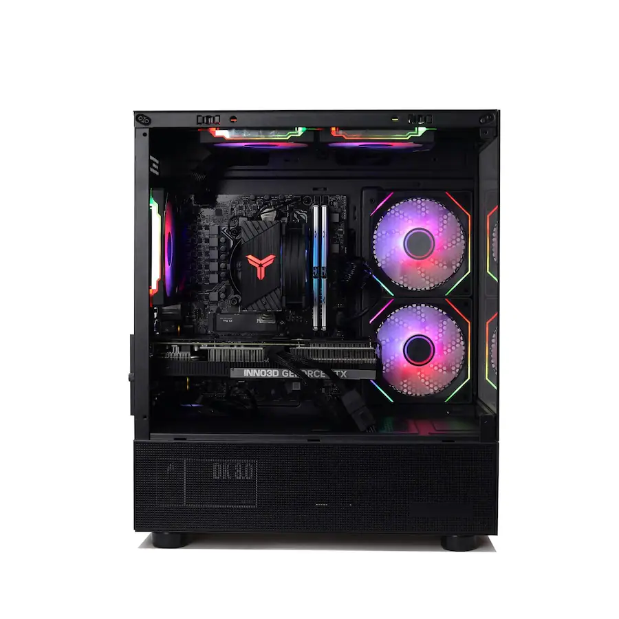Mxz Computer Case MXZ Gaming PC Computer AMD Ryzen 5 9600X,GeForce RTX 5060,16GB DDR5 ...