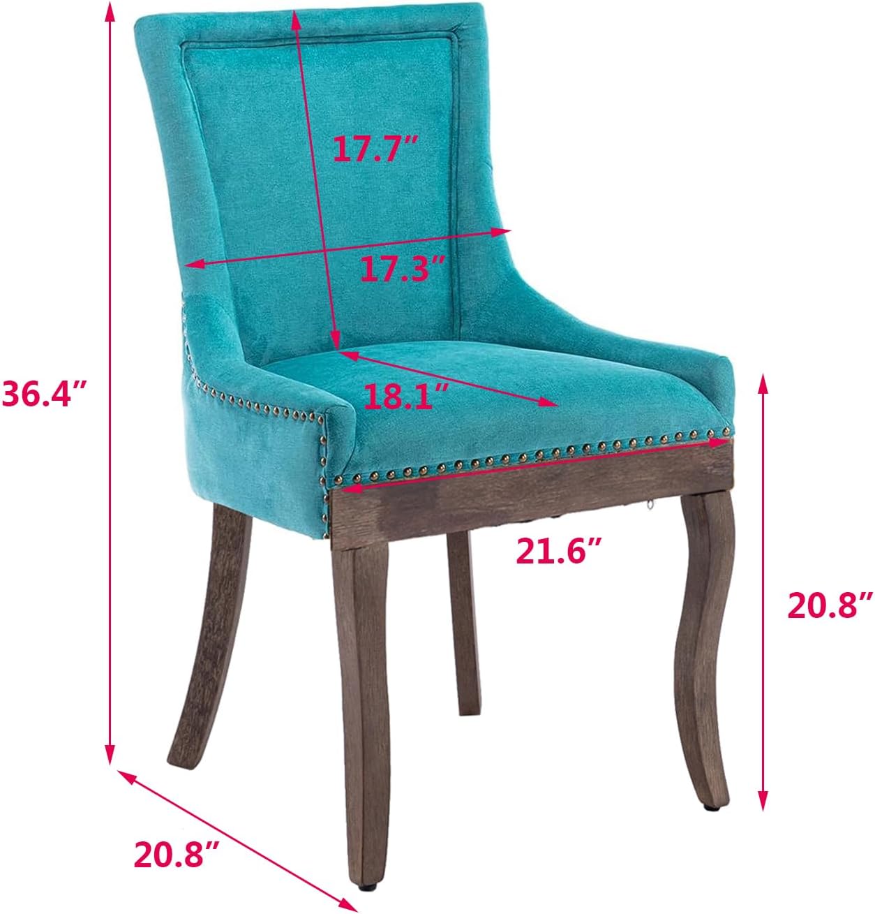 17.7"  
17.3"  
36.4"  
18.1"  
21.6"  
20.8"  
20.8"