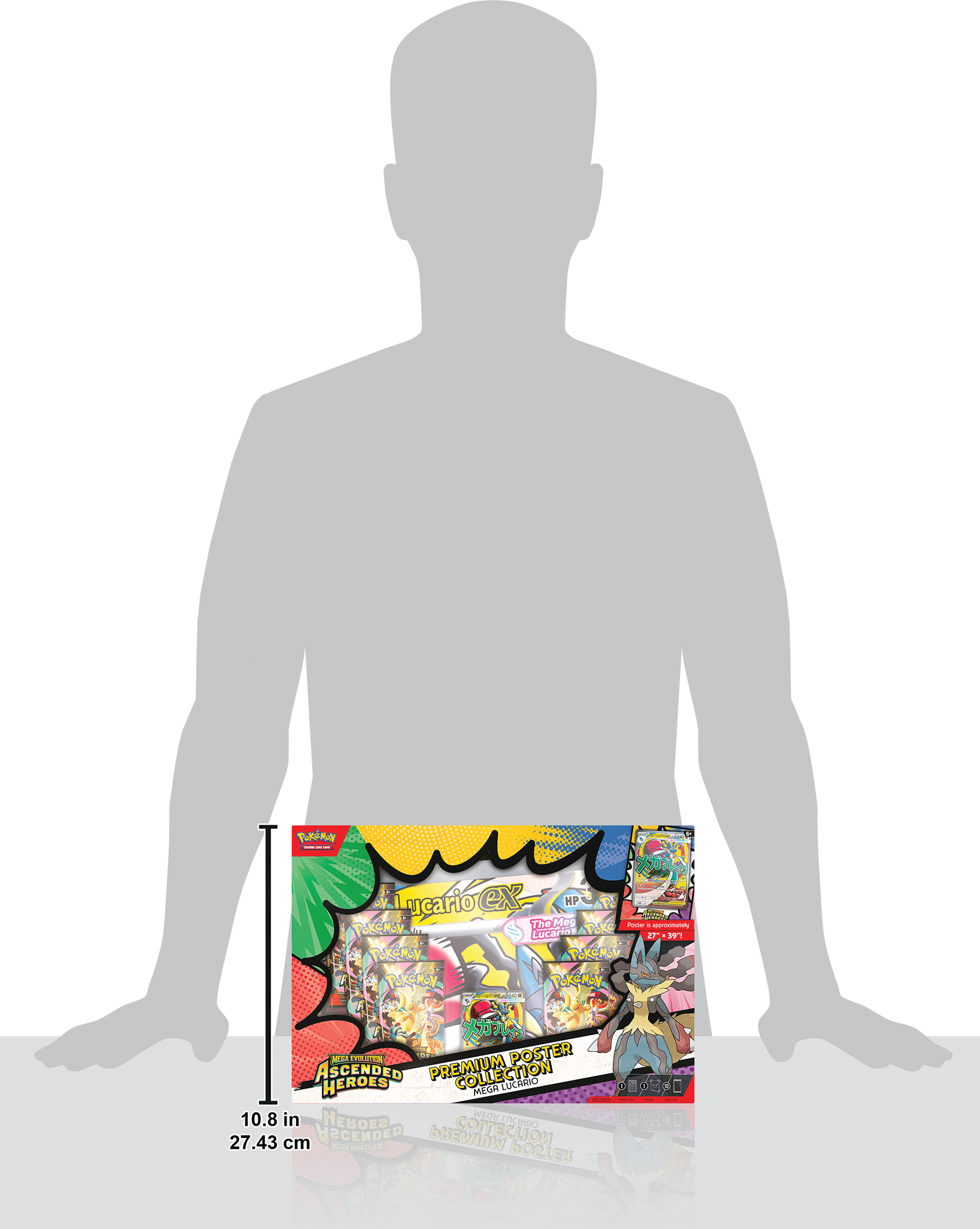 Sure, here is the corrected and grouped text:

---

**Turny d**  
**Lucario ex HP**  
**The Me Poste**  
**Lucarios 2 1=397**  
**PokeMay PokMov PkEM PoKeMy**  
**BT**  
**T VIRSIER POSTER**  
**ASCENDED PREMIUM COLLECTION**  
**COLL HEROES**  
**MEGH LUCARIO**  
**10.8 in**  
**27.43 cm**  
**ASCENDED MOEANC**  
**N BBEWINW CNUN**

---

**Turny d**  
**Lucario ex HP**  
**The Me Poste**  
**Lucarios 2 1=397**  
**PokeMay PokMov PkEM PoKeMy**  
**BT**  
**T VIRSIER POSTER**  
**ASCENDED PREMIUM COLLECTION**  
**COLL HEROES**  
**MEGH LUCARIO**  
**10.8 in**  
**27.43 cm**  
**ASCENDED MOEANC**  
**N BBEWINW CNUN**