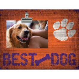 Fan Creations - Clemson Tigers 10.5" x 8" Best Dog Clip Photo Frame - Multicolor