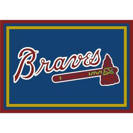 Imperial - Atlanta Braves 7'8'' x 10'9'' Spirit Rug - Multicolor