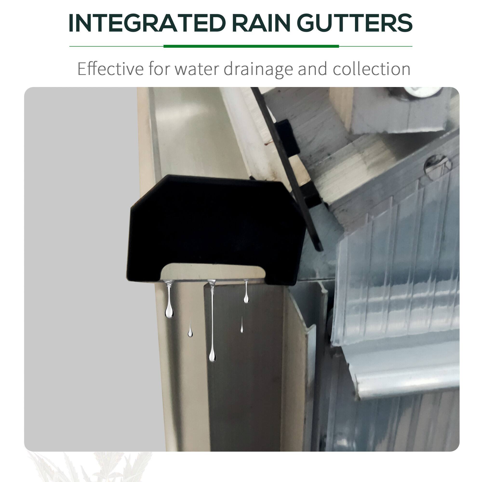 INTEGRATED RAIN GUTTERS
Effective for water drainage and collection