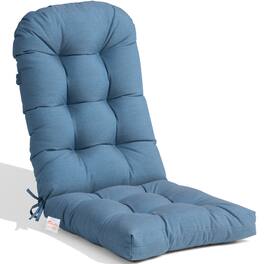 Crestlive Products - Outdoor High Back Adirondack Rocking Chair Cushions - Blue