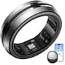 Renpho - Smart Ring Health Tracker, Sleep Activity Monitor Long Battery No Subscription Titanium - Silver - (2025)