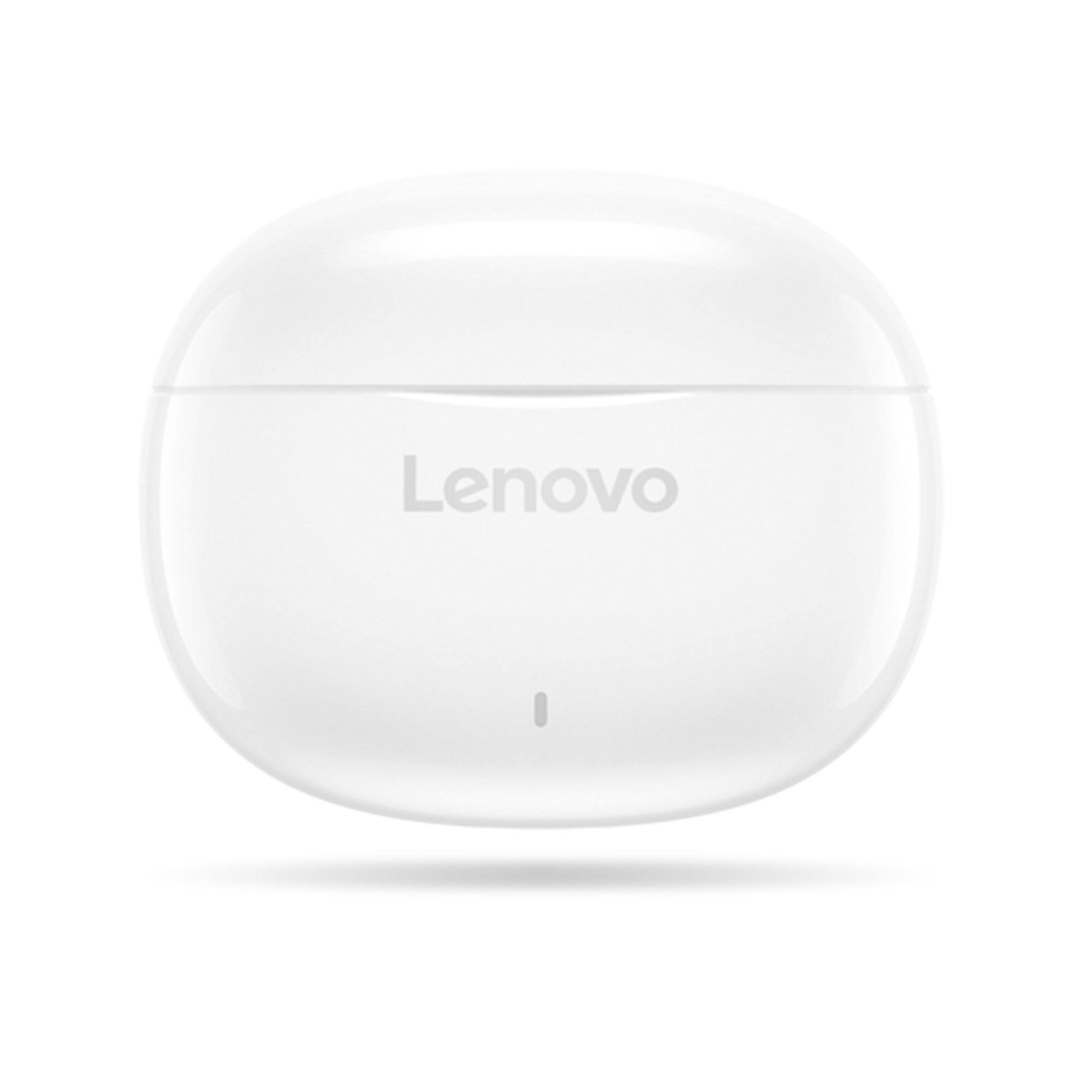Alt View 1. Lenovo - Lenovo E310 True Wireless Stereo Earbuds Standalone-White - Stereo - True Wireless - Bluetooth - 32.8 ft - 32 Ohm - 50 - White.