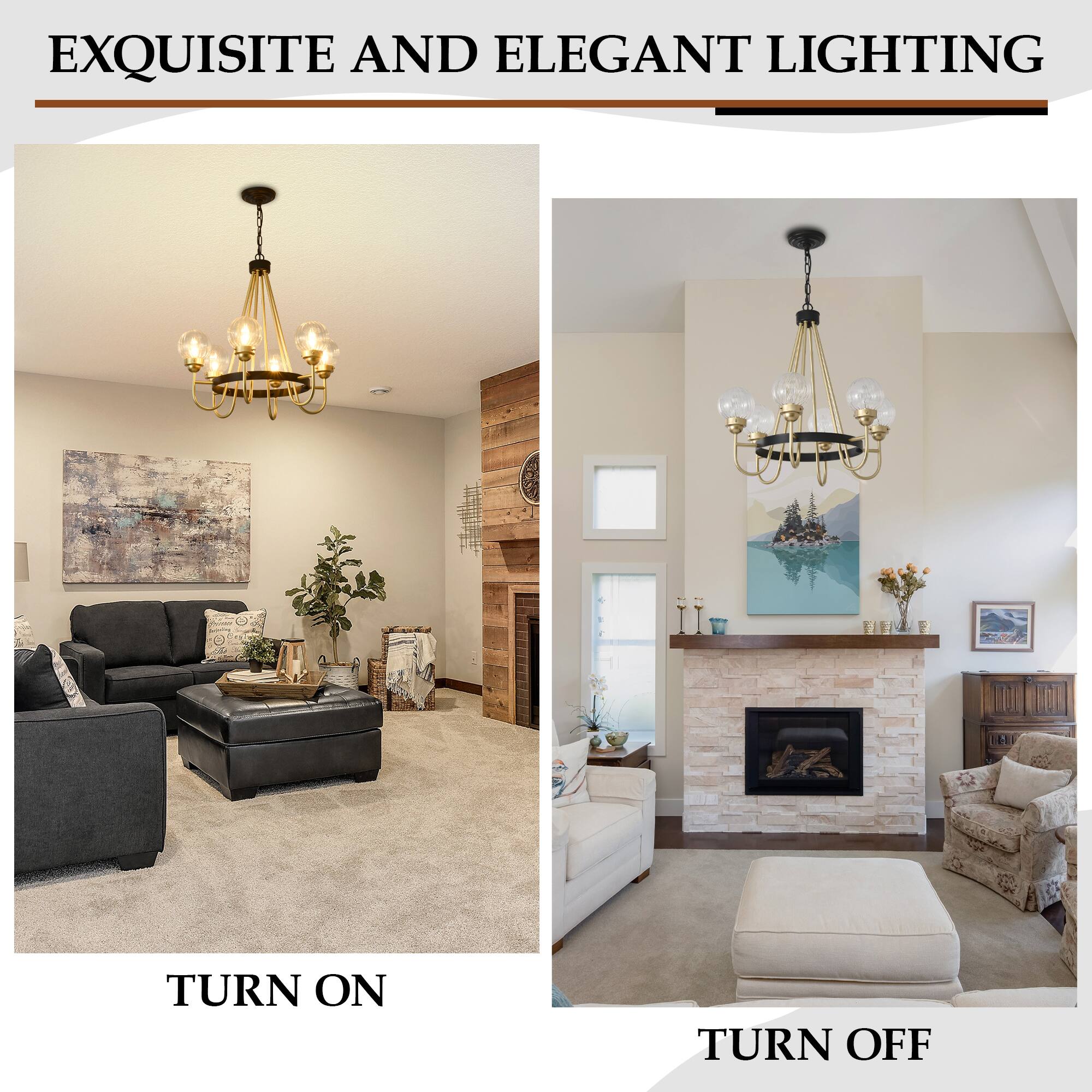 EXQUISITE AND ELEGANT LIGHTING

TURN ON

TURN OFF
