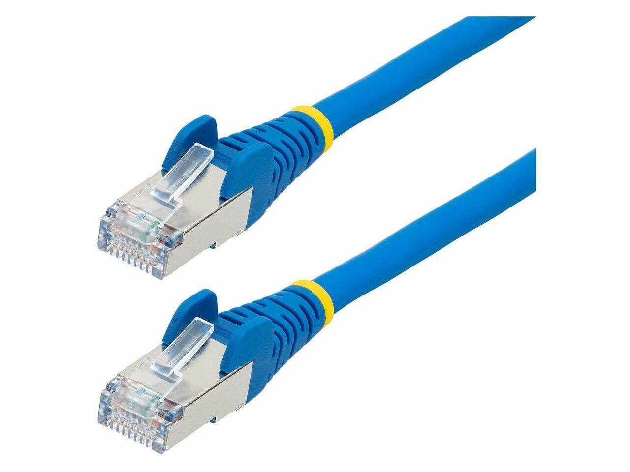 Alt View 4. StarTech.com - StarTech 50ft Blue CAT6a Ethernet Cable Model NLBL-50F-CAT6A-PATCH.