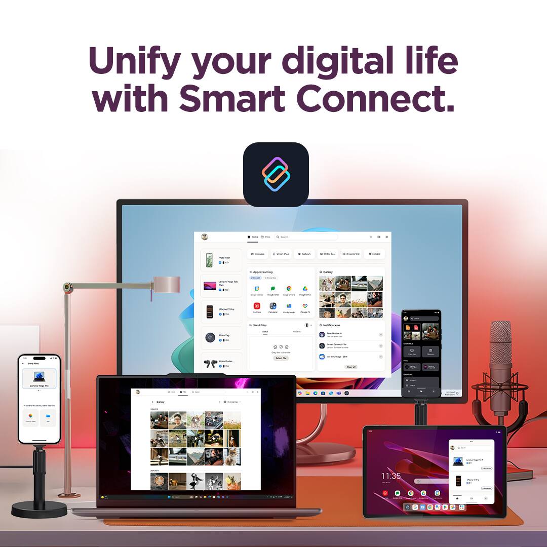 Unify your digital life with Smart Connect.