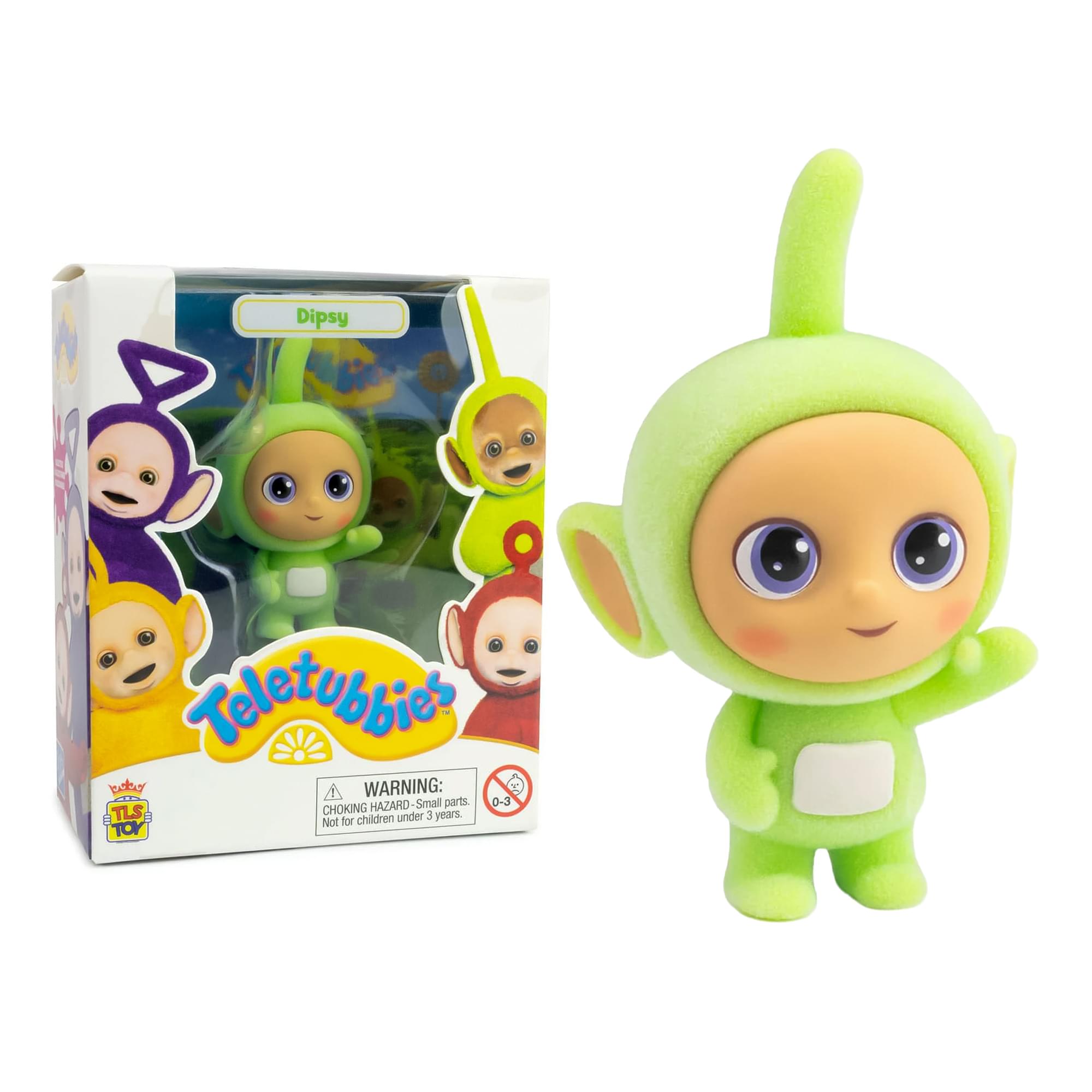 Teletubbies 2.5-Inch Flocked Collectible Figure | Dipsy