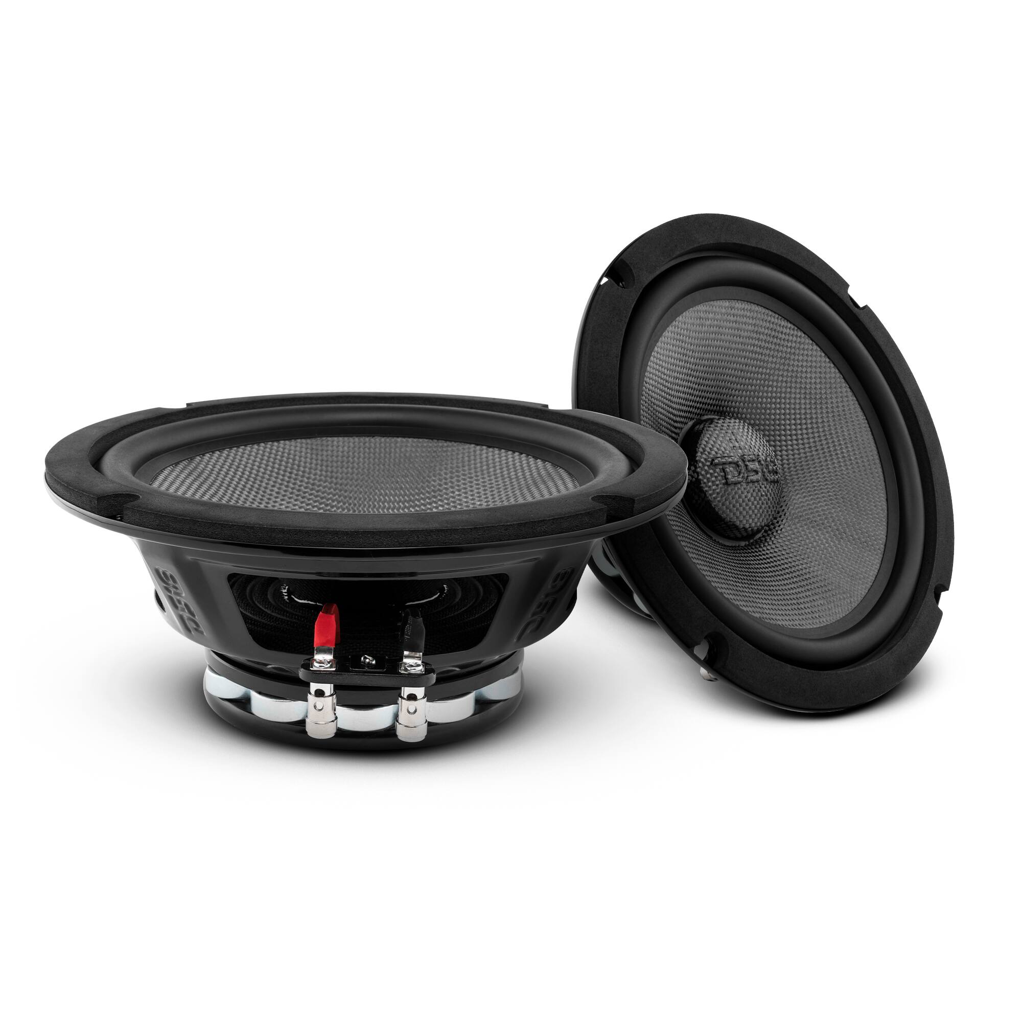 Alt View 1. DS18 Audio - PRO-CF 8" Neodymium Mid-Bass Loudspeaker, 300W RMS 4-Ohm.