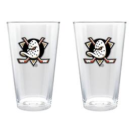 Great American Products - Anaheim Ducks 16oz. Pint Glass Set - Multicolor