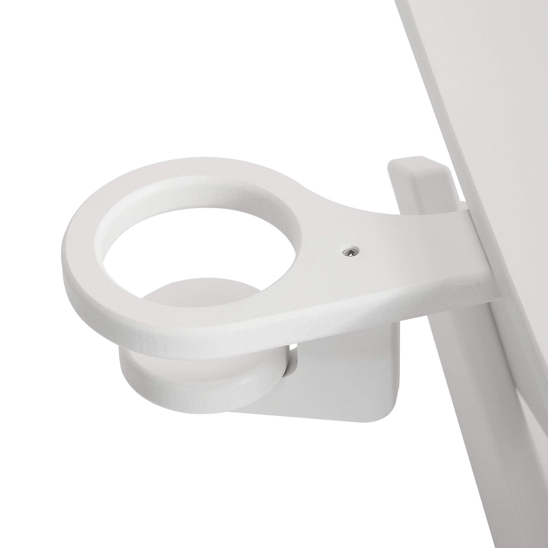 Alt View 6. WestinTrends - WestinTrends Malibu Outdoor HDPE Plastic Preschool Toddler Classic Adirondack Rocking Chairs (Set of 2) - White.