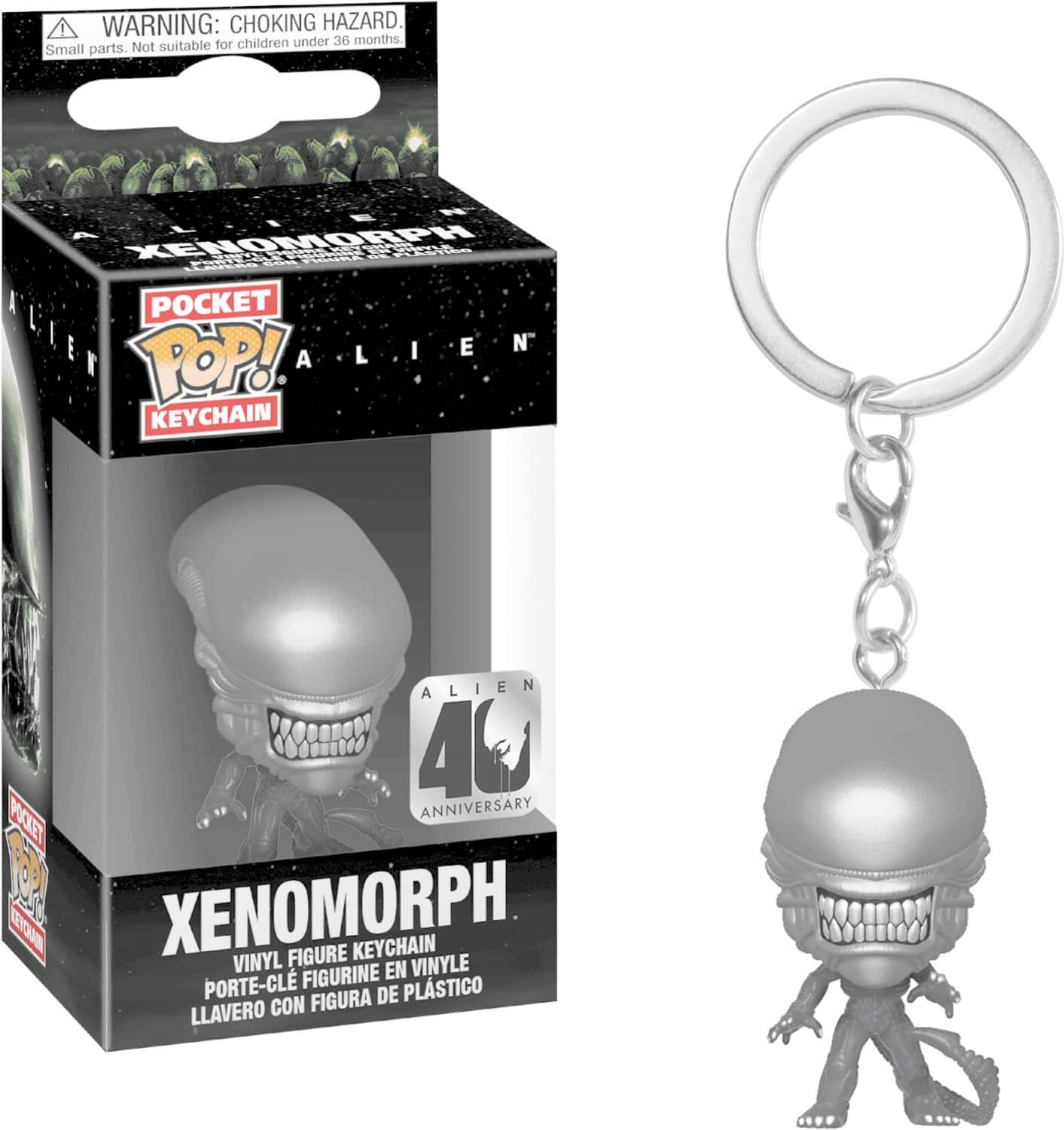 FUNKO POP! KEYCHAIN: Alien 40th - Xenomorph - COLLECTABLES - Multicolor