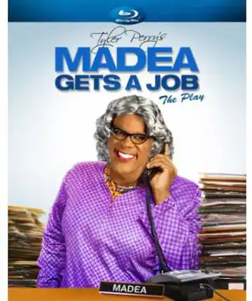 Front. Tyler Perry's Madea Gets a Job: The Play - BLU-RAY.