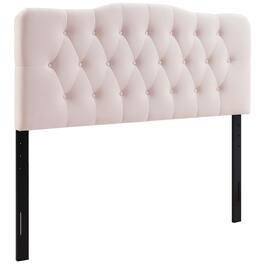 Annabel Diamond Tufted Performance Velvet Full Headboard by Modway - Red