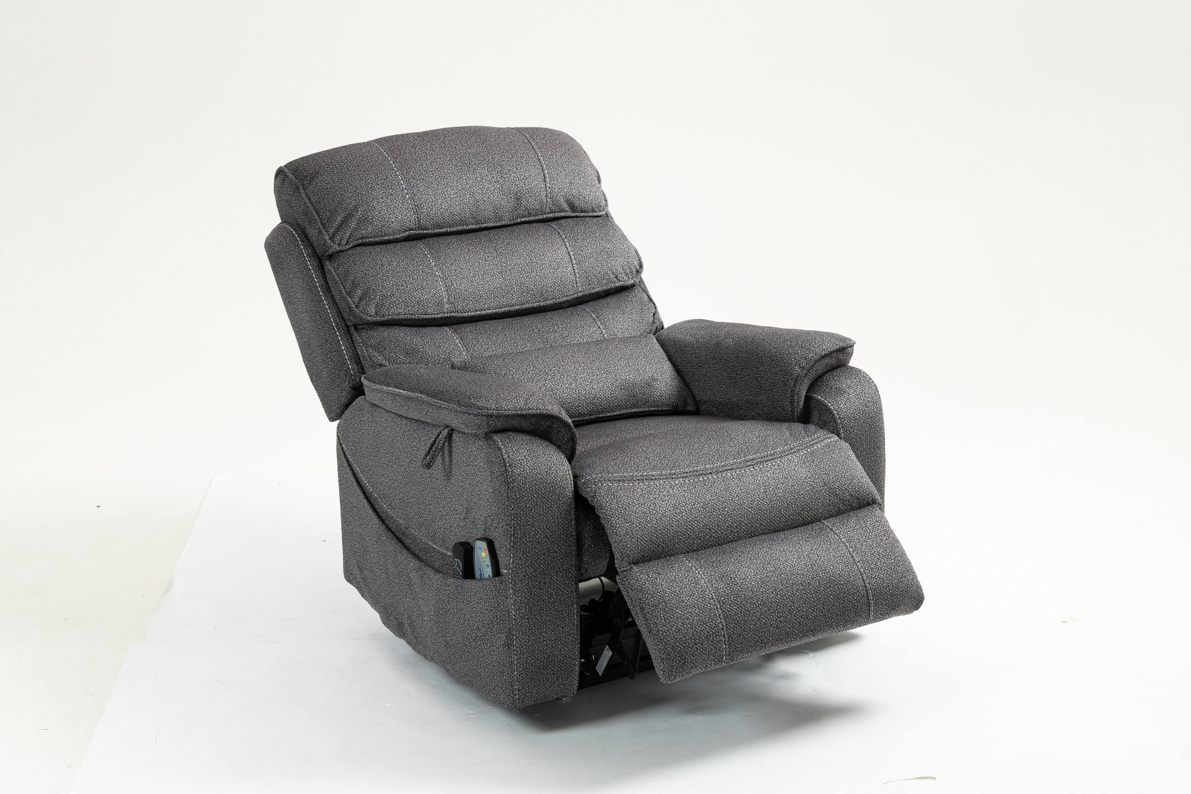 Alt View 2. TinyHomie - Lounge chair lift chair relax sofa chair sitting room furniture sitting room - Gray.