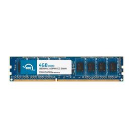 OWC - 4GB DDR3 1333 PC3-10600 CL9 2Rx8 240-pin 1.5V Workstation Server ECC Unbuffered UDIMM Memory RAM Module - Black Chips
