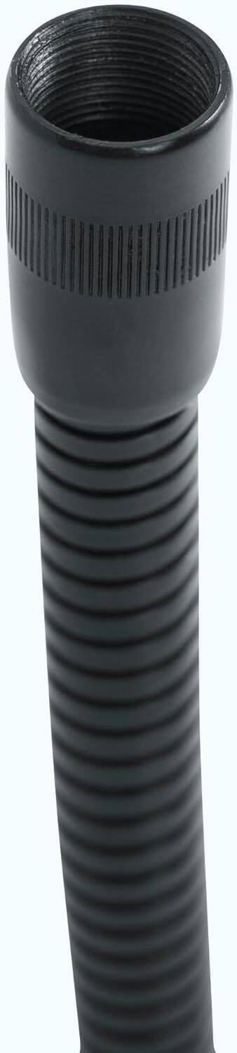 Back. Gator Frameworks - 19-Inch Flexible Solid Steel Microphone Gooseneck with Universal Threaded Ends and Black Finish.