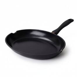 Alva - Energy Ceramic Nonstick Whole Fish Pan 13.7" - Black