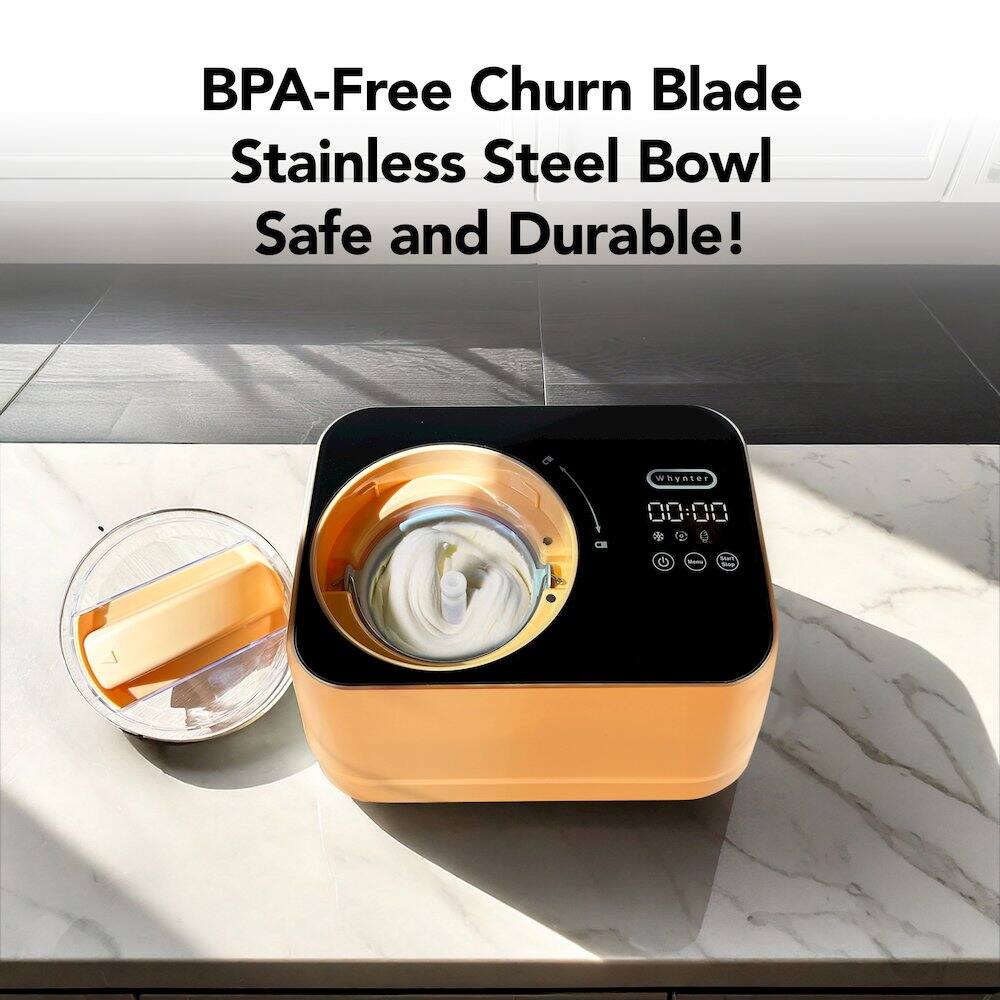 BPA-Free Churn Blade Stainless Steel Bowl Safe and Durable!