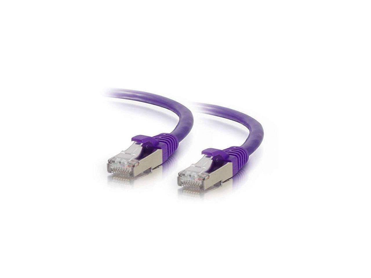 Alt View 1. Cables to Go - C2G 00903 Cat6 Cable - Snagless Shielded Ethernet Network Patch Cable, Purple (7 Feet, 2.13 Meters).