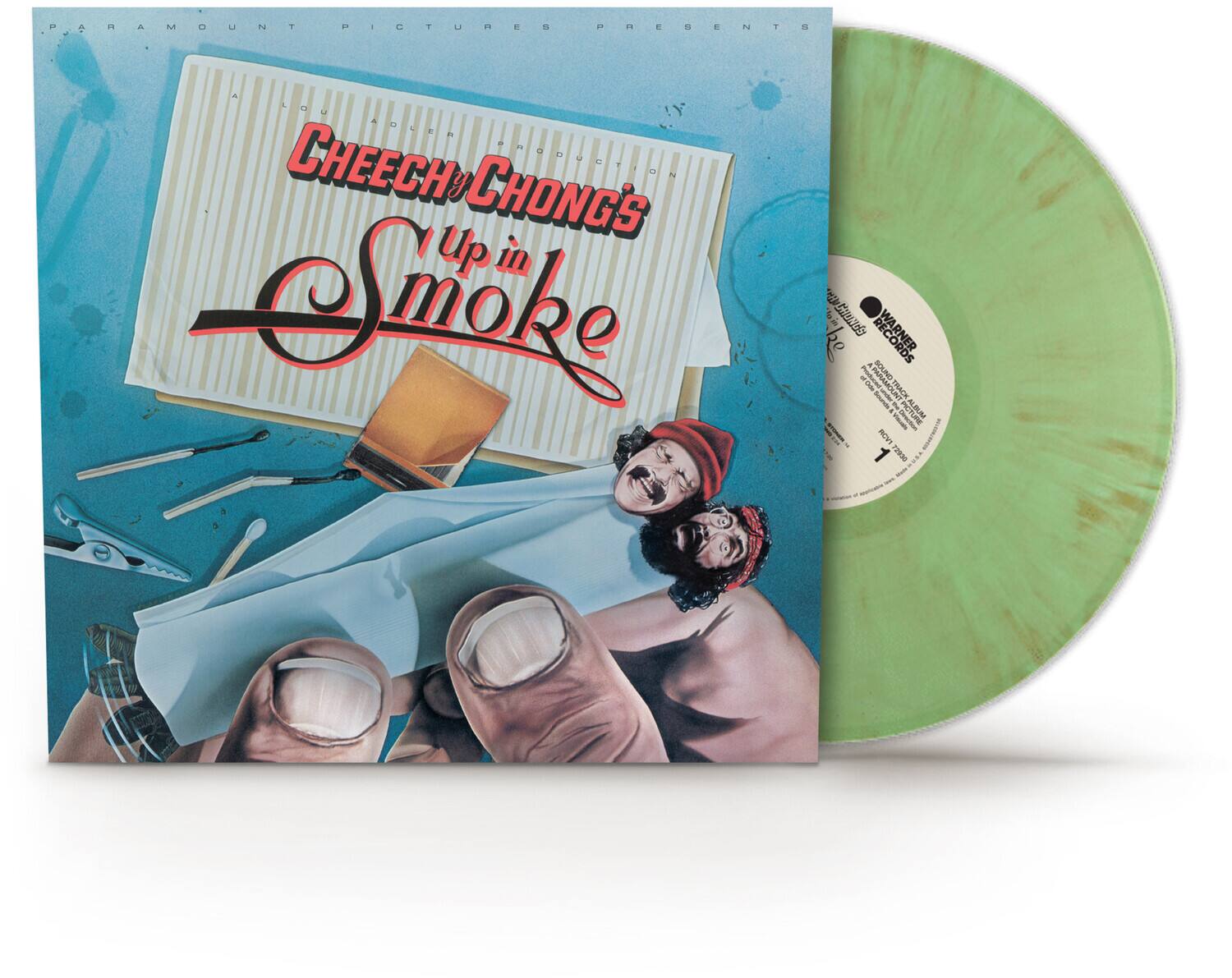 ARAMOUNI PICTURES a - REBENTS - 1 - LUM -. AOLRN CHEECH PHODOCTION y CHONG'S Up in Smoke SNS WARNER ke ORDS / SOUND i - I : d TRACK I - ASM .