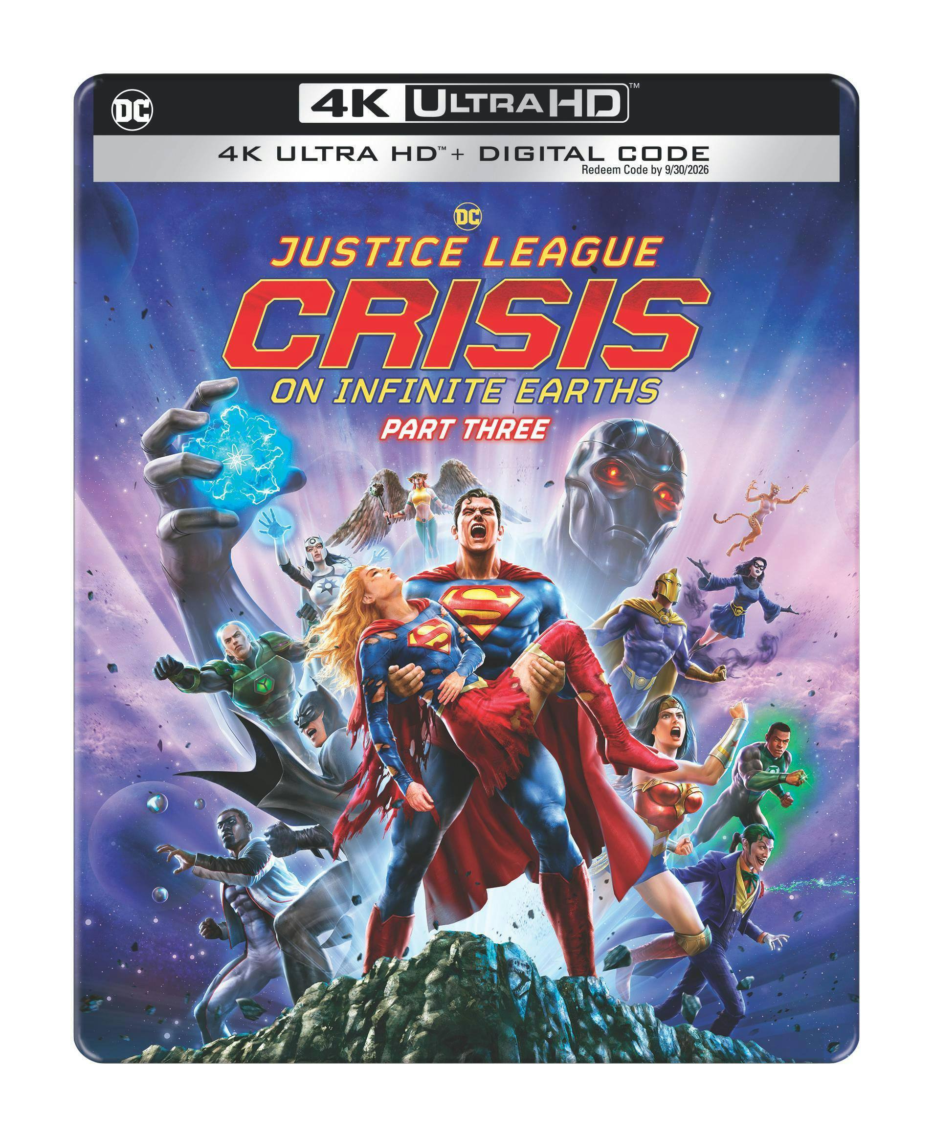Justice League: Crisis on Infinite Earths: Part 3 (Limited Edition 4K Ultra HD Steelbook) [UHD] [Blu-ray]