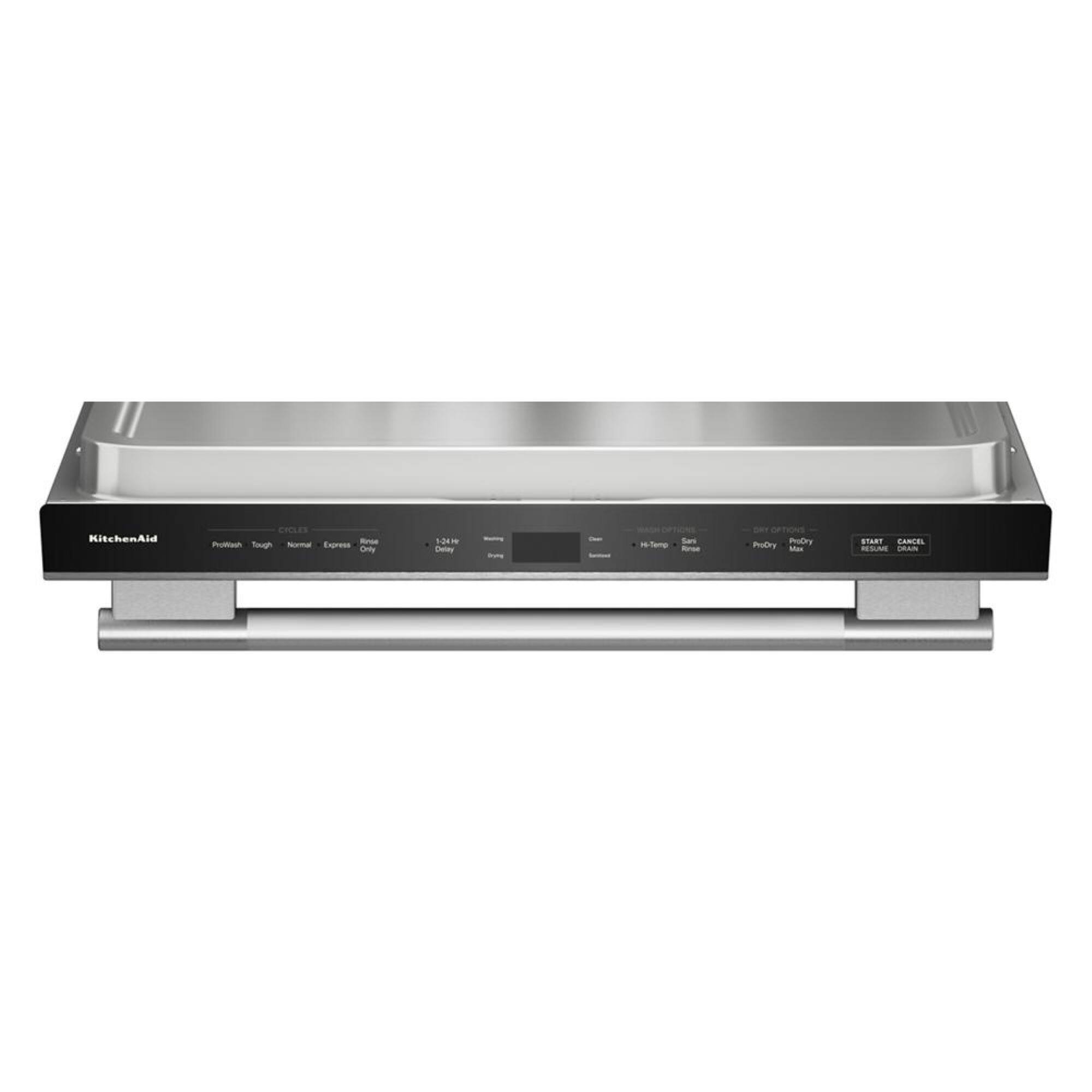 KitchenAid  
Circulate  
Pots & Pans  
Tough  
Express  
Bake  
1-340  
Ca  
Tenp  
Se  
OFTIONS  
ProDyy  
Pubry  
START  
CARCEL  
RESUNG