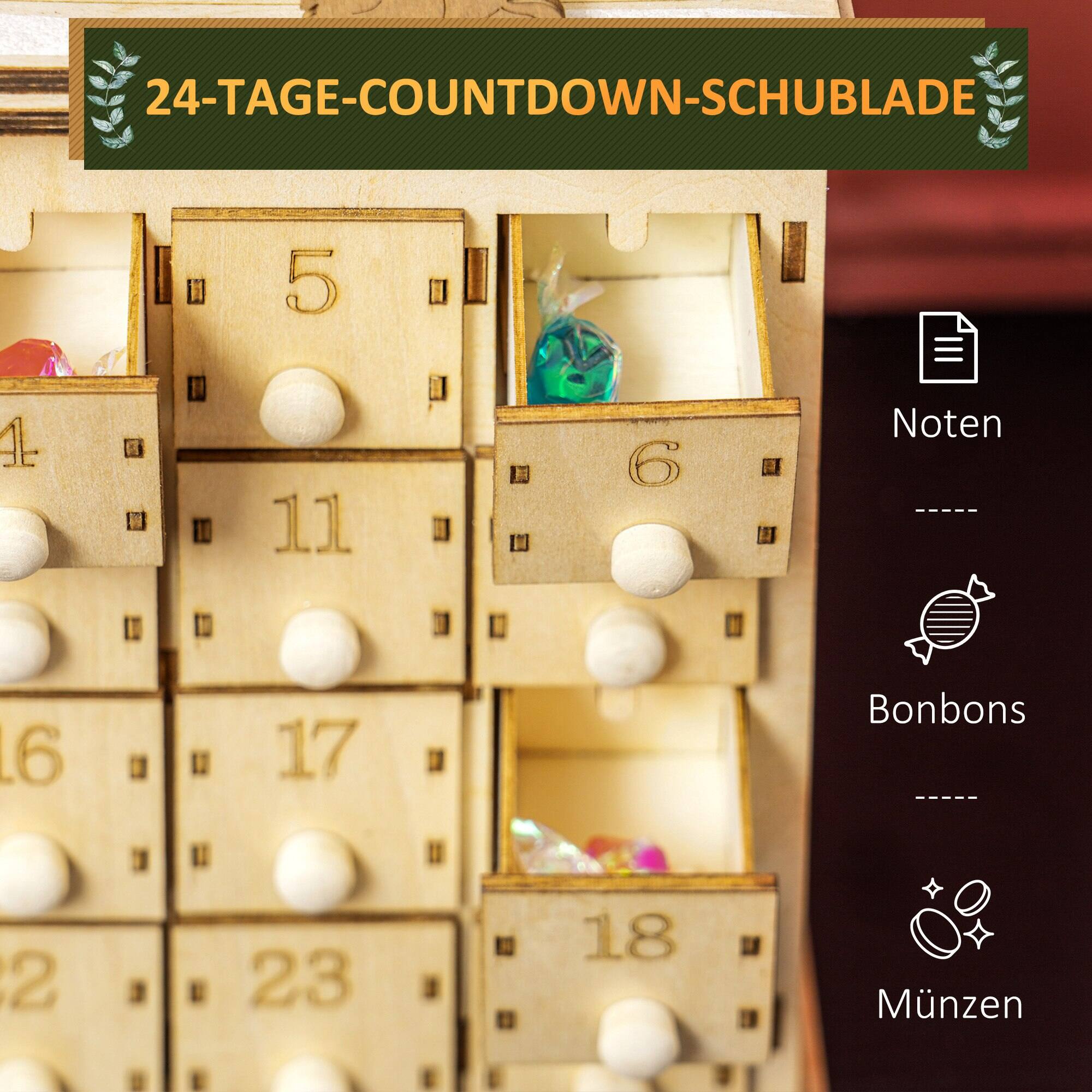 24-TAGE-COUNTDOWN-SCHUBLADE

5 6 11 17 18 23

Noten
Bonbons
Münzen